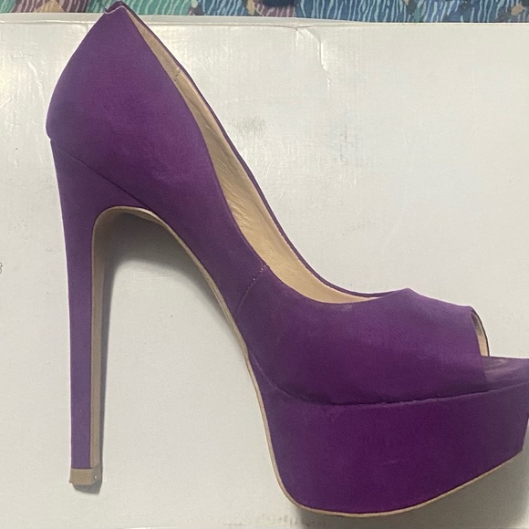 Steve Madden Toots Shoe - Purple - Picture 2 of 5